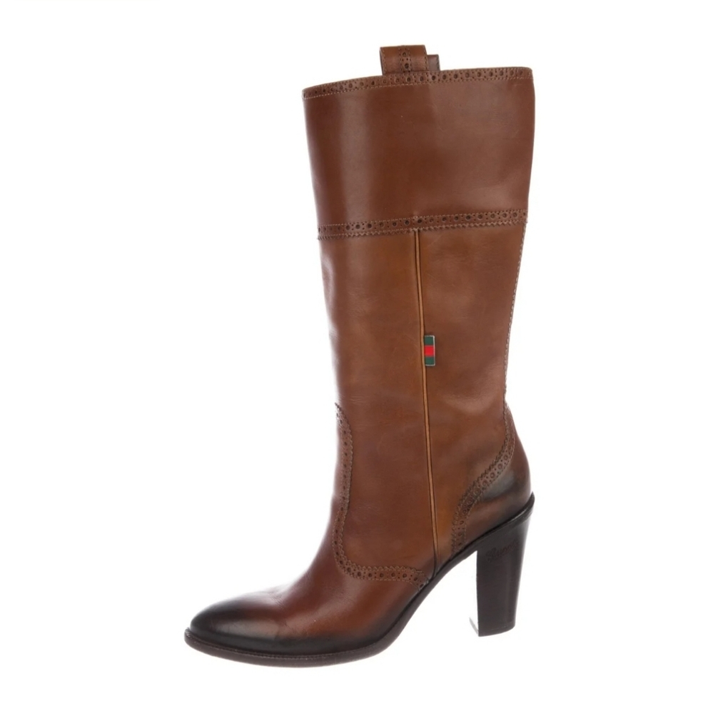 Gucci Leather Boots